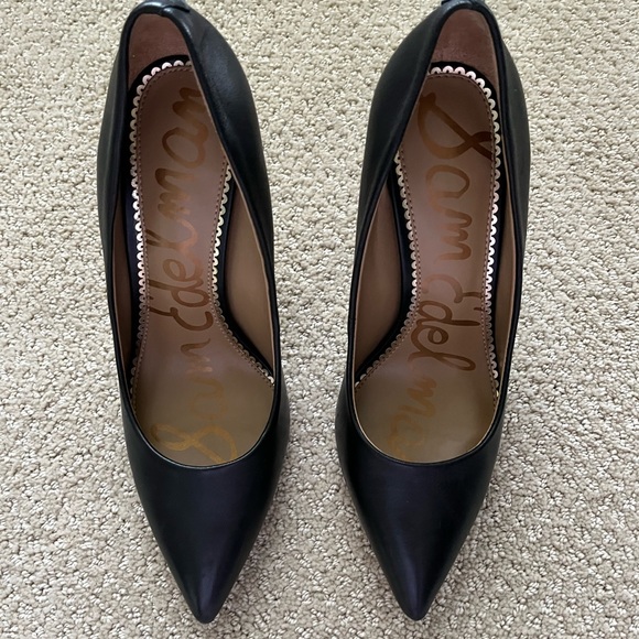 Sam Edelman Danna Pointed Toe Black Heels Size 7.5 - Picture 2 of 12